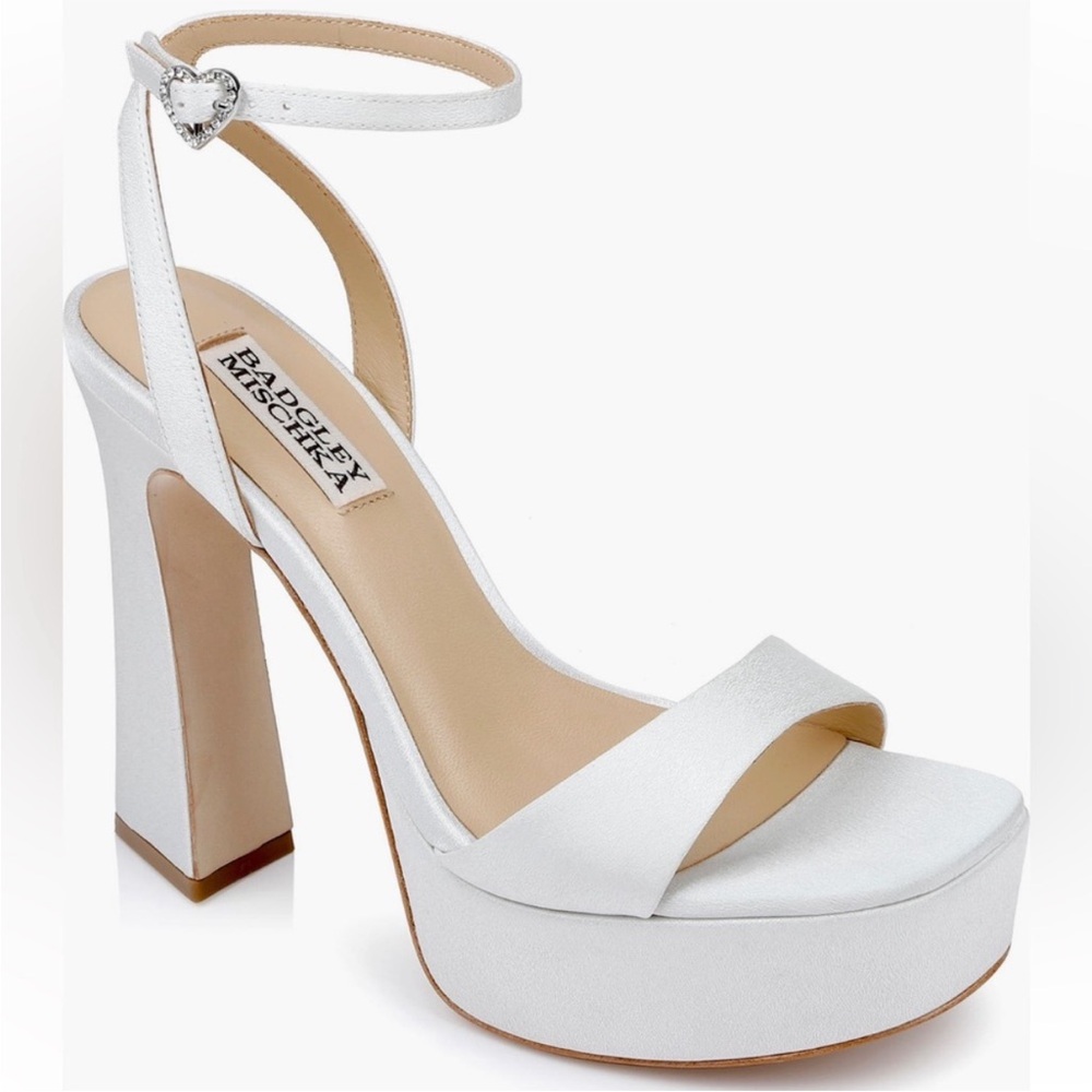 Badgley Mischka Caia Ankle Strap Platform Sandal Heels